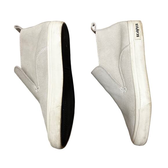 SeaVees Huntington middie light grey/cream suede sneaker EUC SZ9.5 - Picture 6 of 9